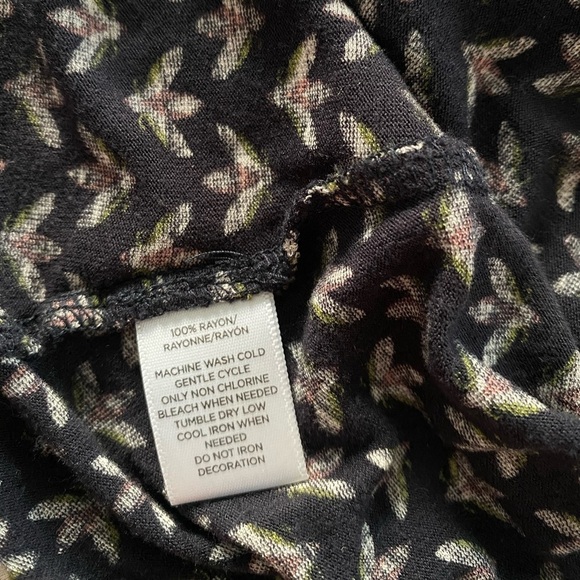 Loft Flower Bud Print Tank Top Blouse Size XS - Picture 5 of 5